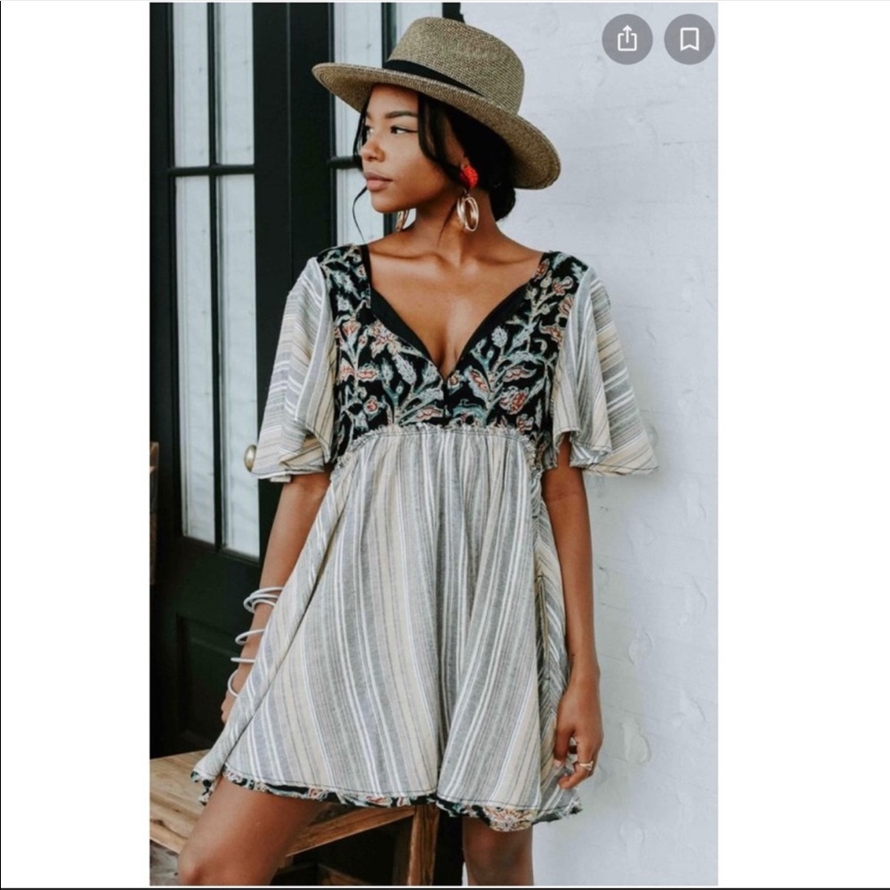 Free People Under The Sun Tunic Top Size Small